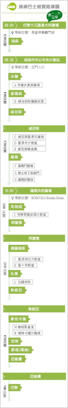 綠色巴士路線圖